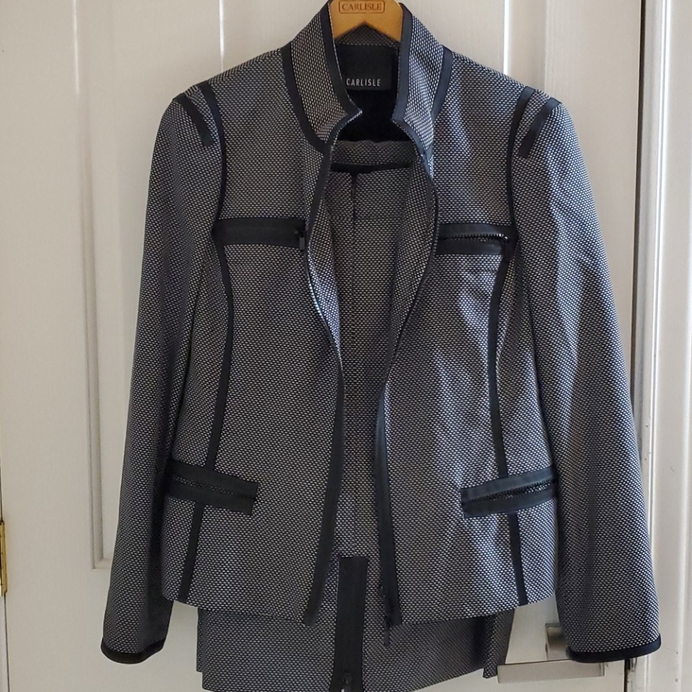 Carlisle Silk Coat, Skirt and Pants Set
